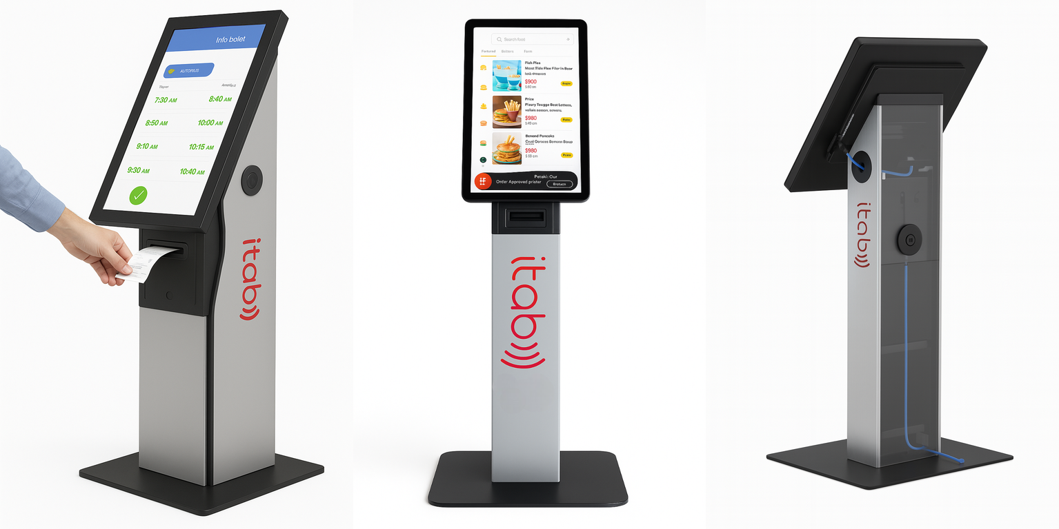 Tótem de gestión con impresora ITAB